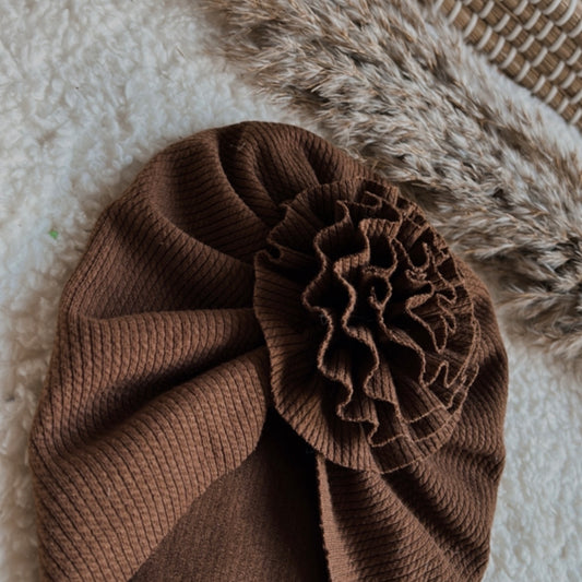 Tulbandje bloem bruin