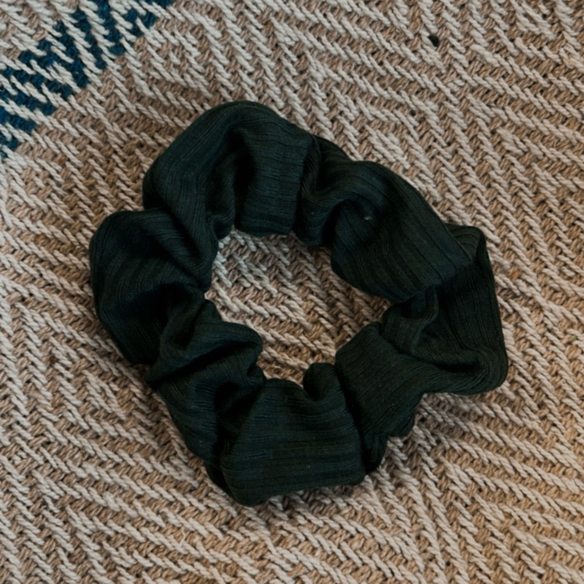 Scrunchie rib groen