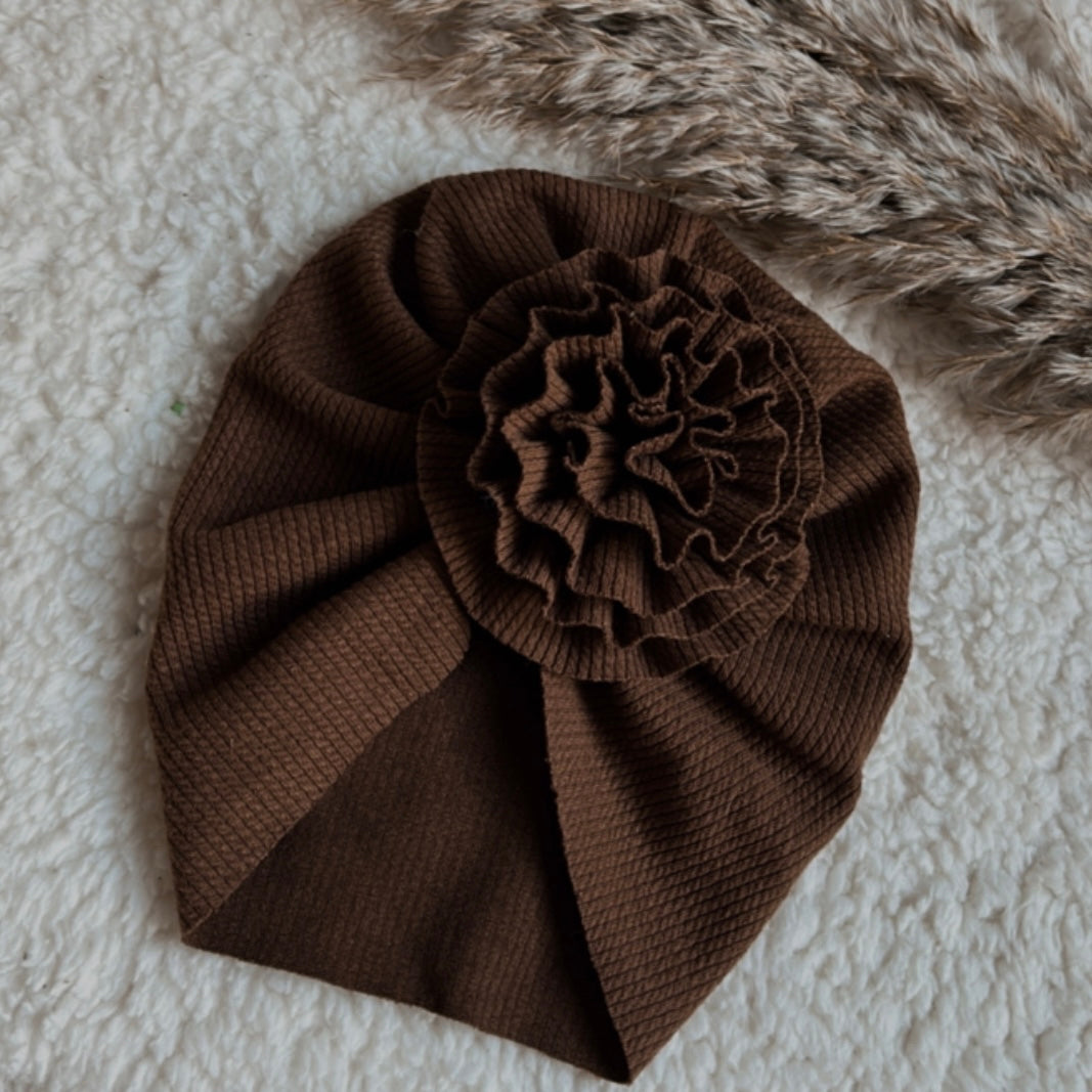 Tulbandje bloem bruin