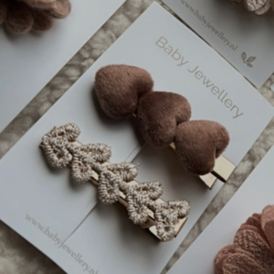 Roze & goud | per 2 stuk