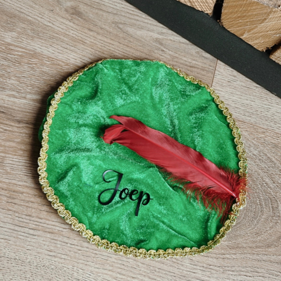 Pietenmuts met naam - Groen