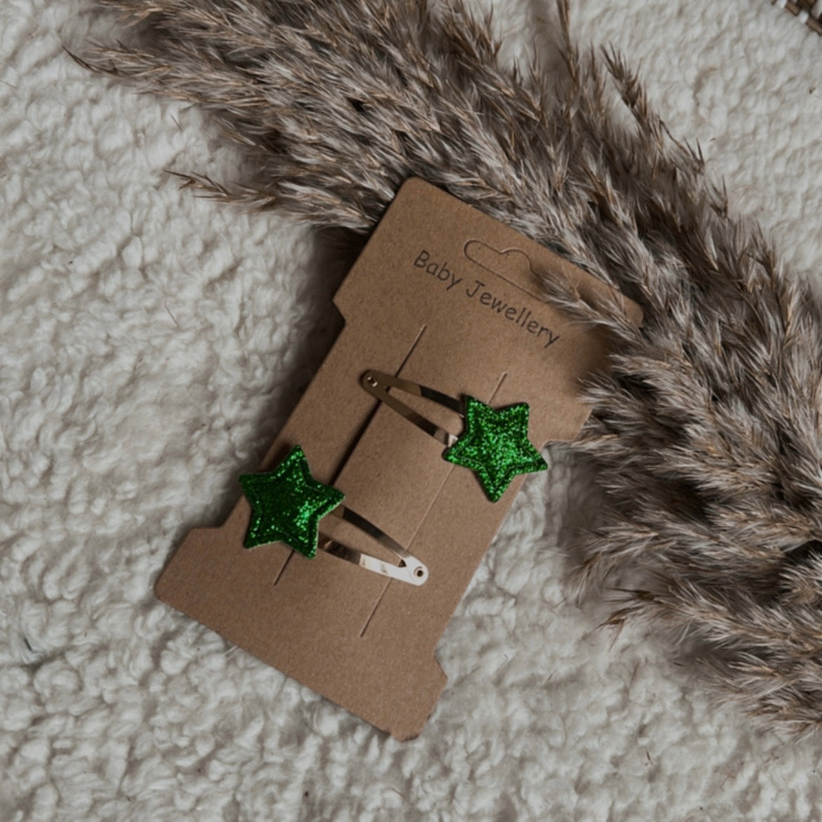 Haarspeldjes ster | groen