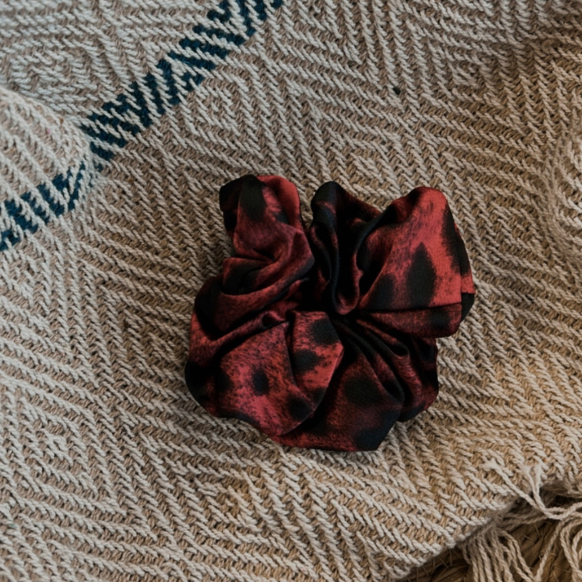 Scrunchie rood