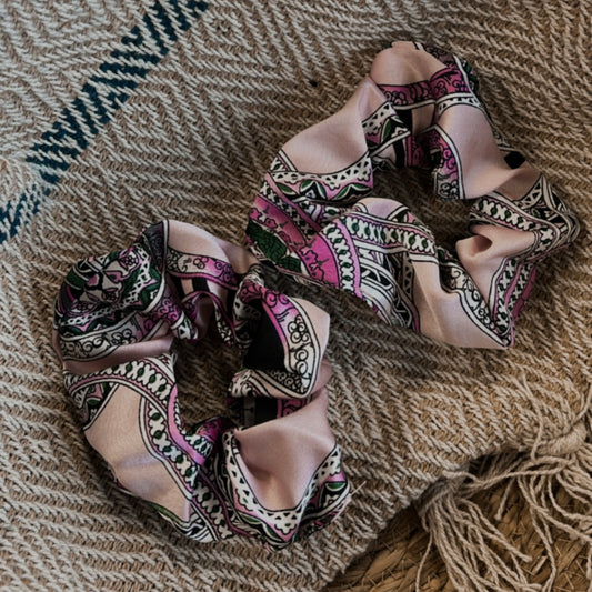 Scrunchie Ibiza roze