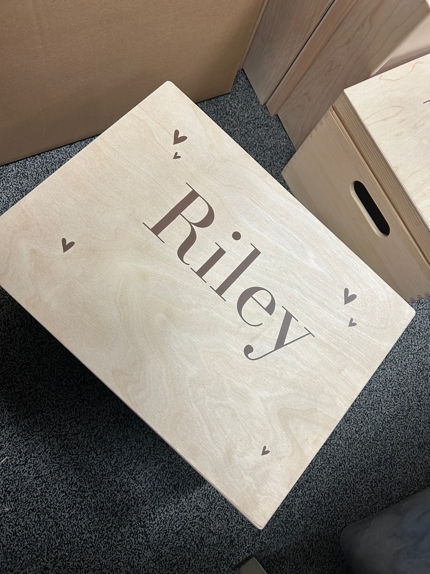 Memorybox - ontwerp hartjes (Nu met gratis bewaarset & happy horse knuffel)