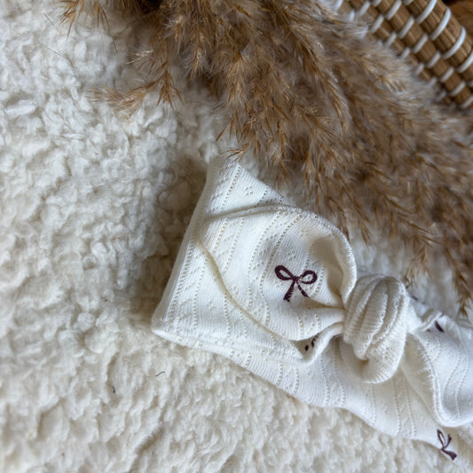 Haarband knoop broderie strik