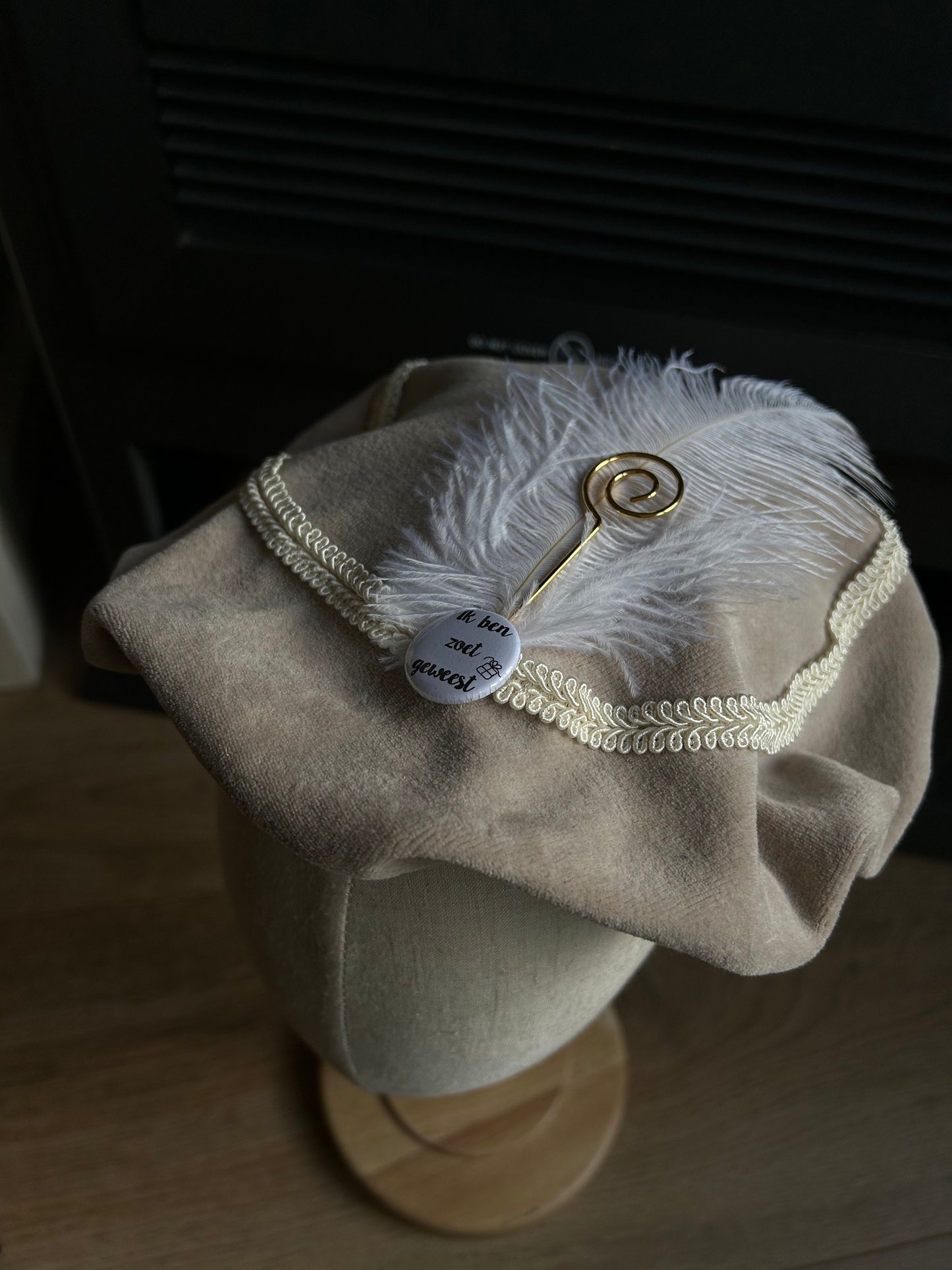 Luxe pietenmuts - Beige