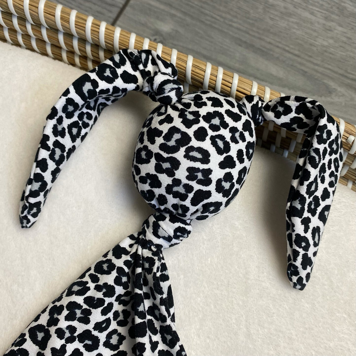 Knuffel | Tijgerprint Zwart-wit