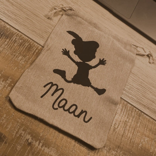 Pepernoten zakje met naam