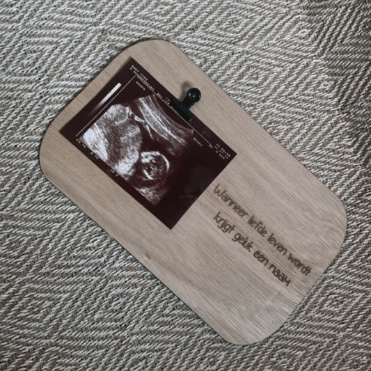 Bordje 'wanneer liefde leven wordt'