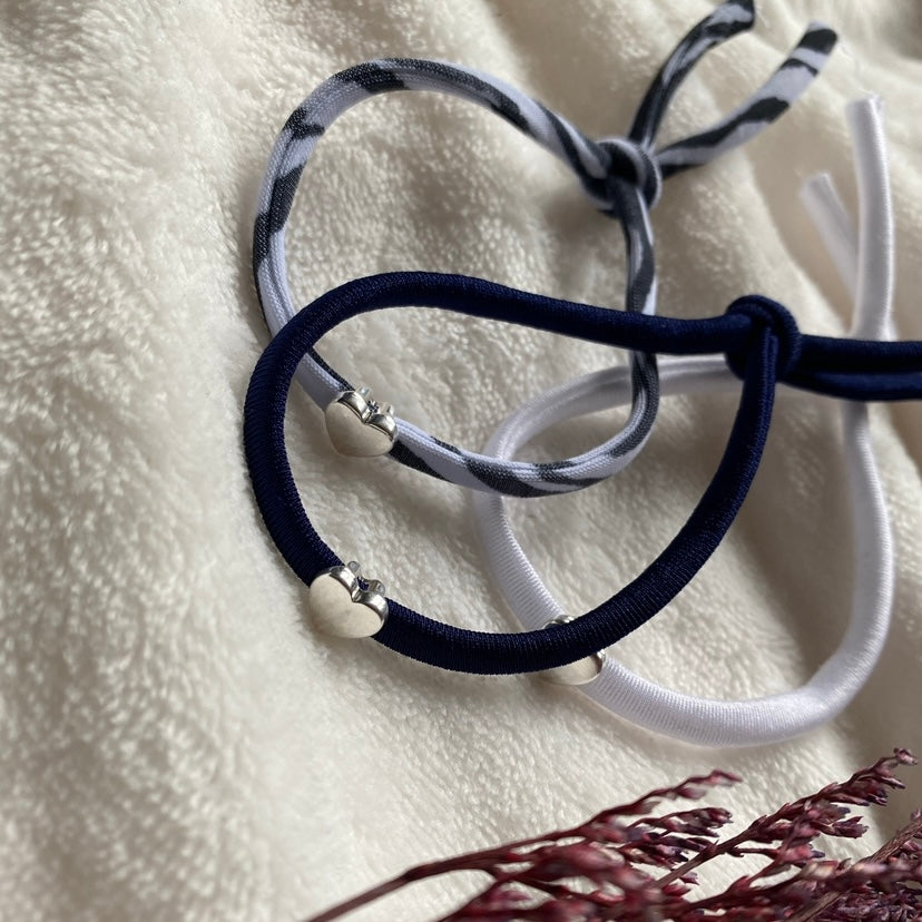 Armbandje met hartje zilver