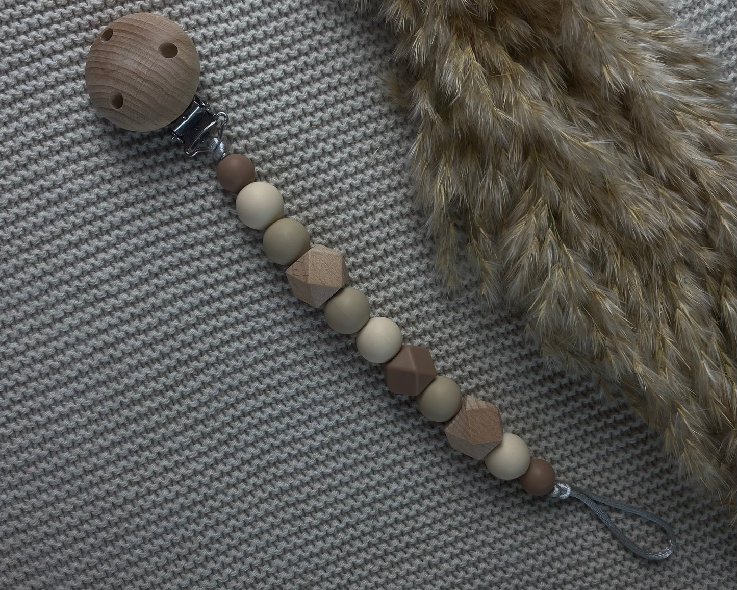 Speenkoord zonder naam | bruin tinten