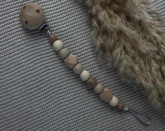 Speenkoord zonder naam | bruin tinten