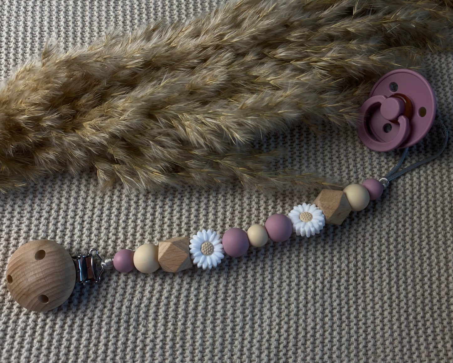 Speenkoord zonder naam | bloem & heather