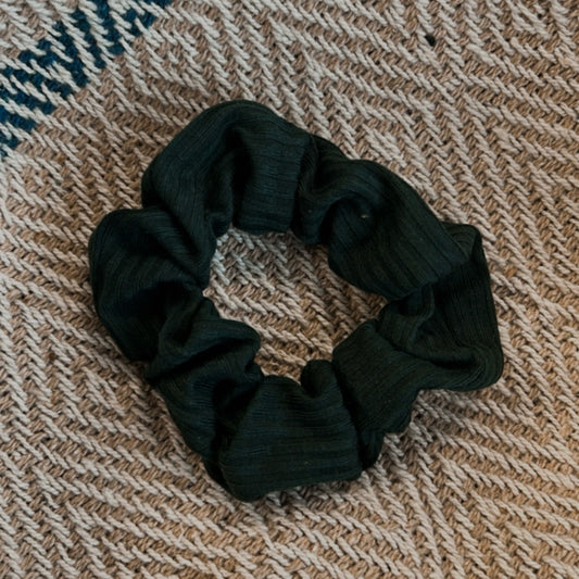 Scrunchie rib groen