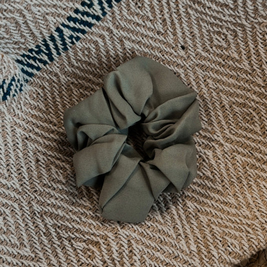 Scrunchie legergroen