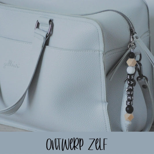 Ontwerp zelf | sleutelhanger met naam op