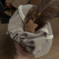 Luxe pietenmuts - Beige met ster