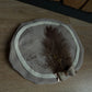 Luxe pietenmuts - beige met strik goud
