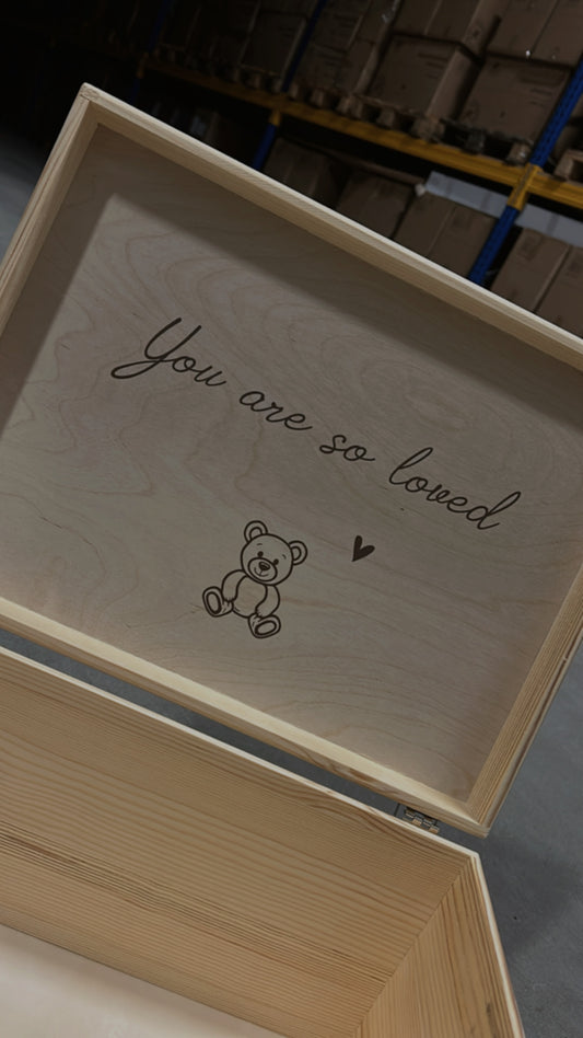 Memorybox - ontwerp beertjes  (Nu met gratis bewaarset & happy horse knuffel)