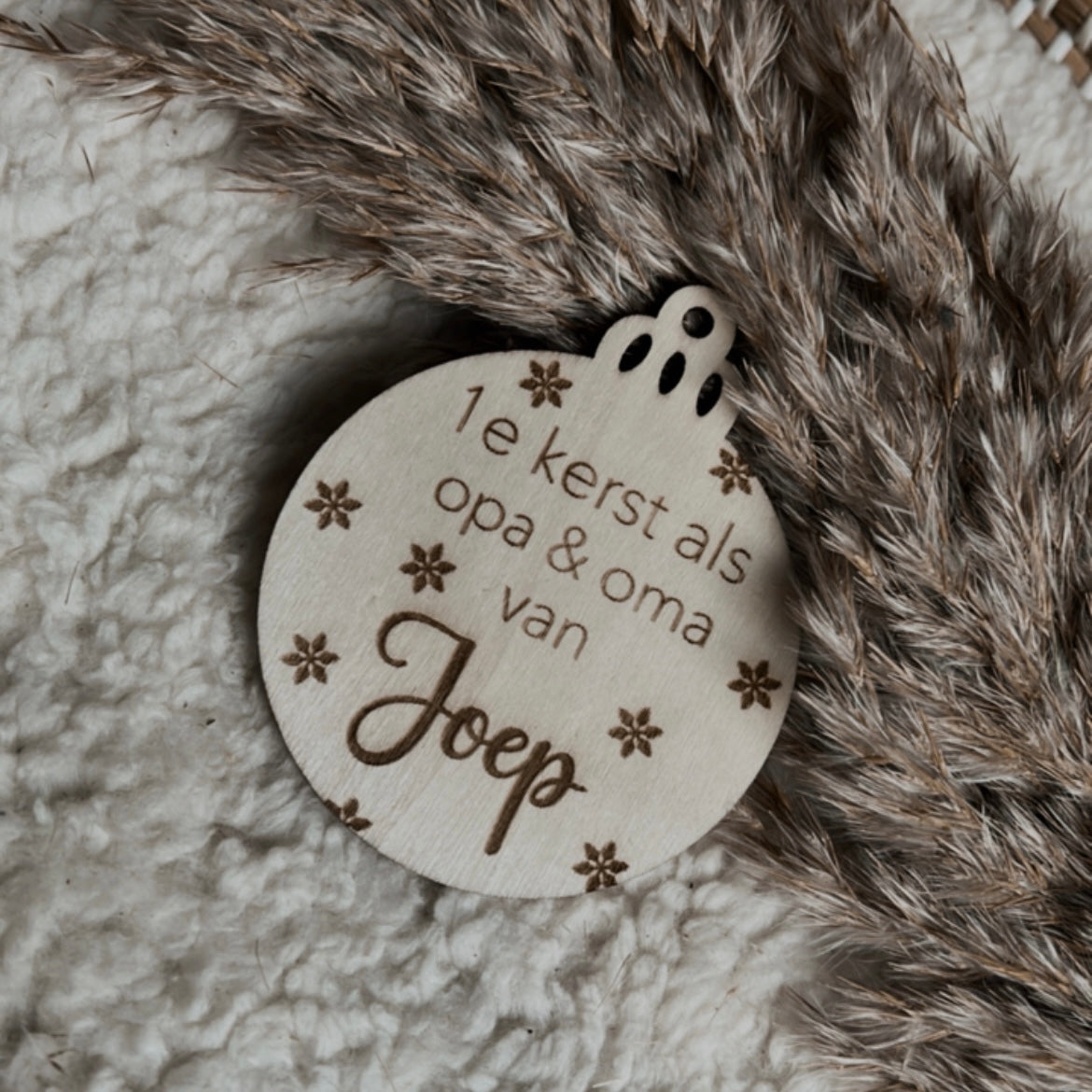 Kerstbal | 1e kerst als opa en oma van