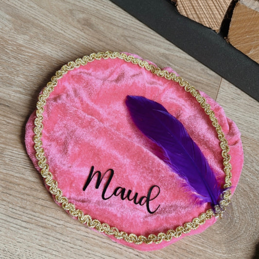 Pietenmuts met naam - Roze