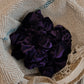 Scrunchie velvet paars