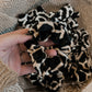 Scrunchie tijgerprint bruin