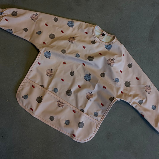 Waterproof slab met mouwen – verstelbaar (0–4 jaar) pompoenen