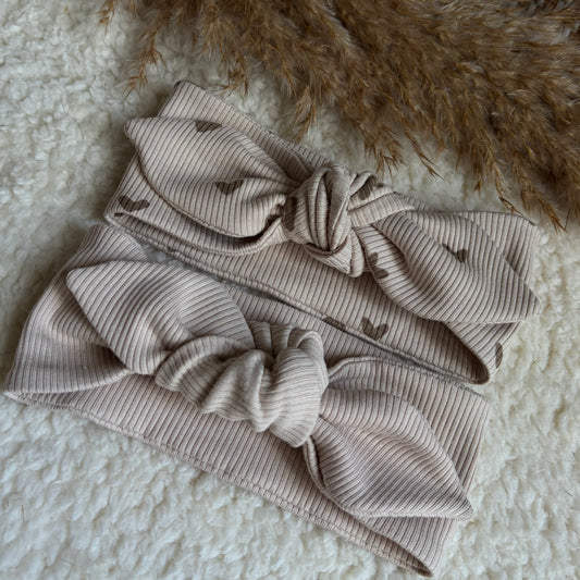 Haarband knoop combideal beige