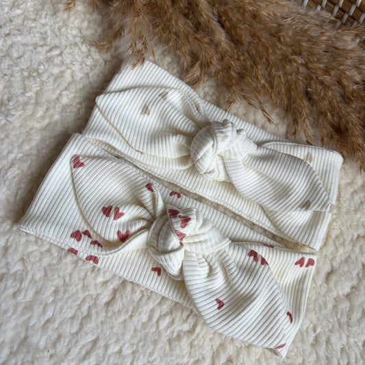 Haarband knoop combideal hartjes