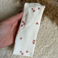 Haarband knoop hartjes wit roze