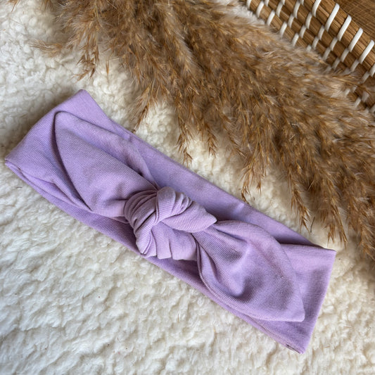 Haarband knoop lila