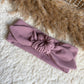 Haarband knoop oud roze