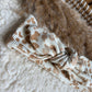 Haarband knoop tijgerprint beige