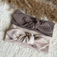 Haarband knoop combideal taupe & beige