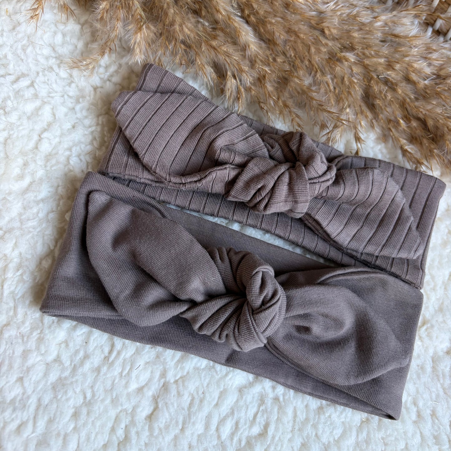 Haarband knoop combideal taupe