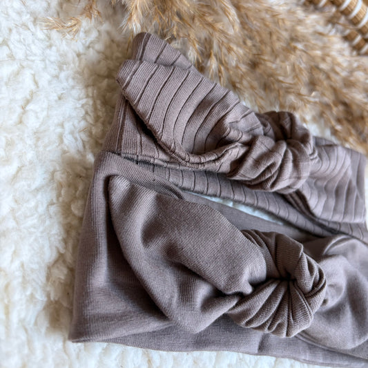 Haarband knoop combideal taupe