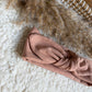 Haarband knoop peach
