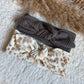 Haarband knoop combideal tijgerprint beige & taupe
