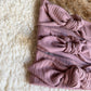 Haarband knoop combideal groot roze