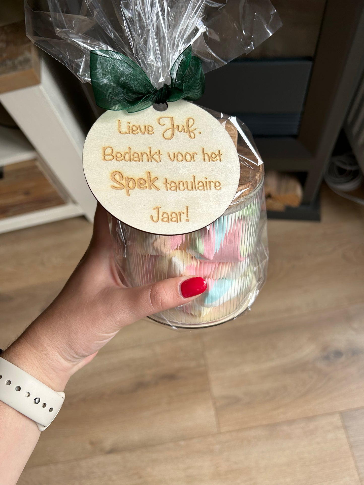 Snoep pot - bedankt voor het SPEKtaculaire jaar!