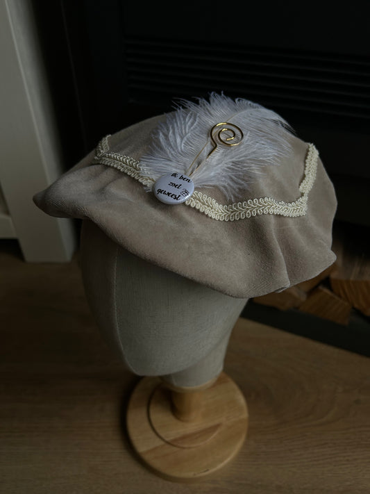 Luxe pietenmuts - Beige