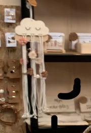 Wolkje om haarspeldjes aan te hangen