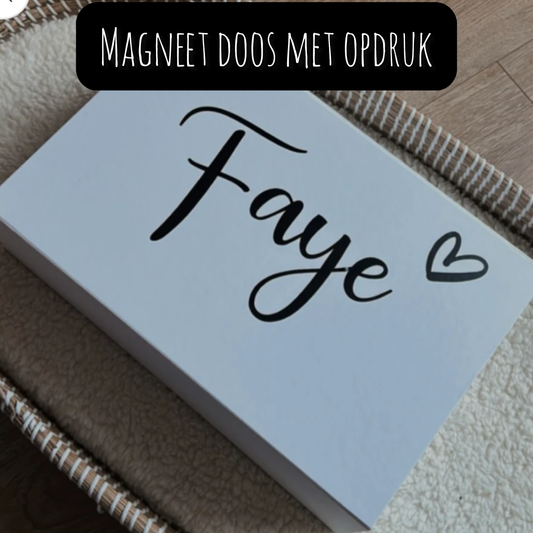 Cadeaubox | groot beige