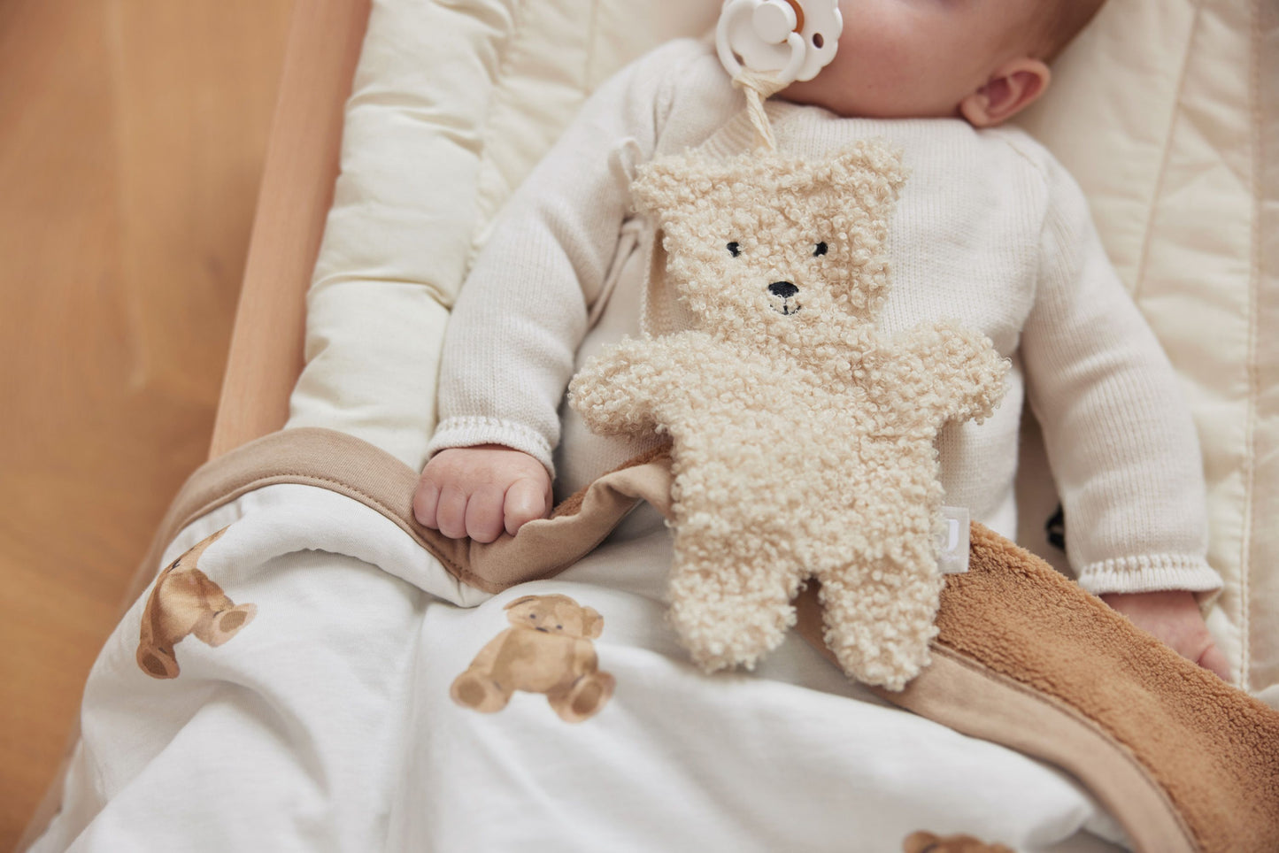 Speendoekje | Teddy Bear Leaf Green