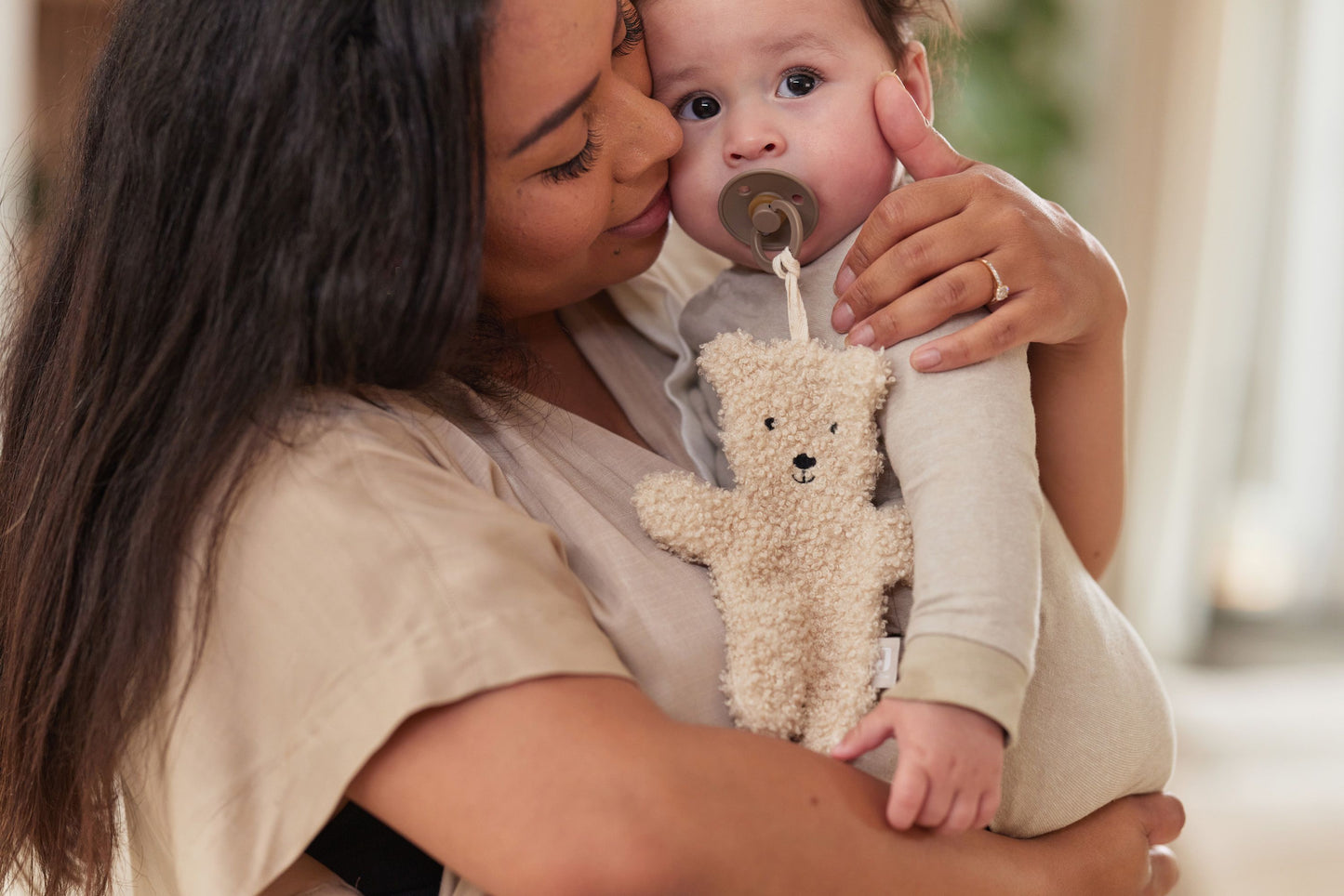Speendoekje | Teddy Bear Naturel