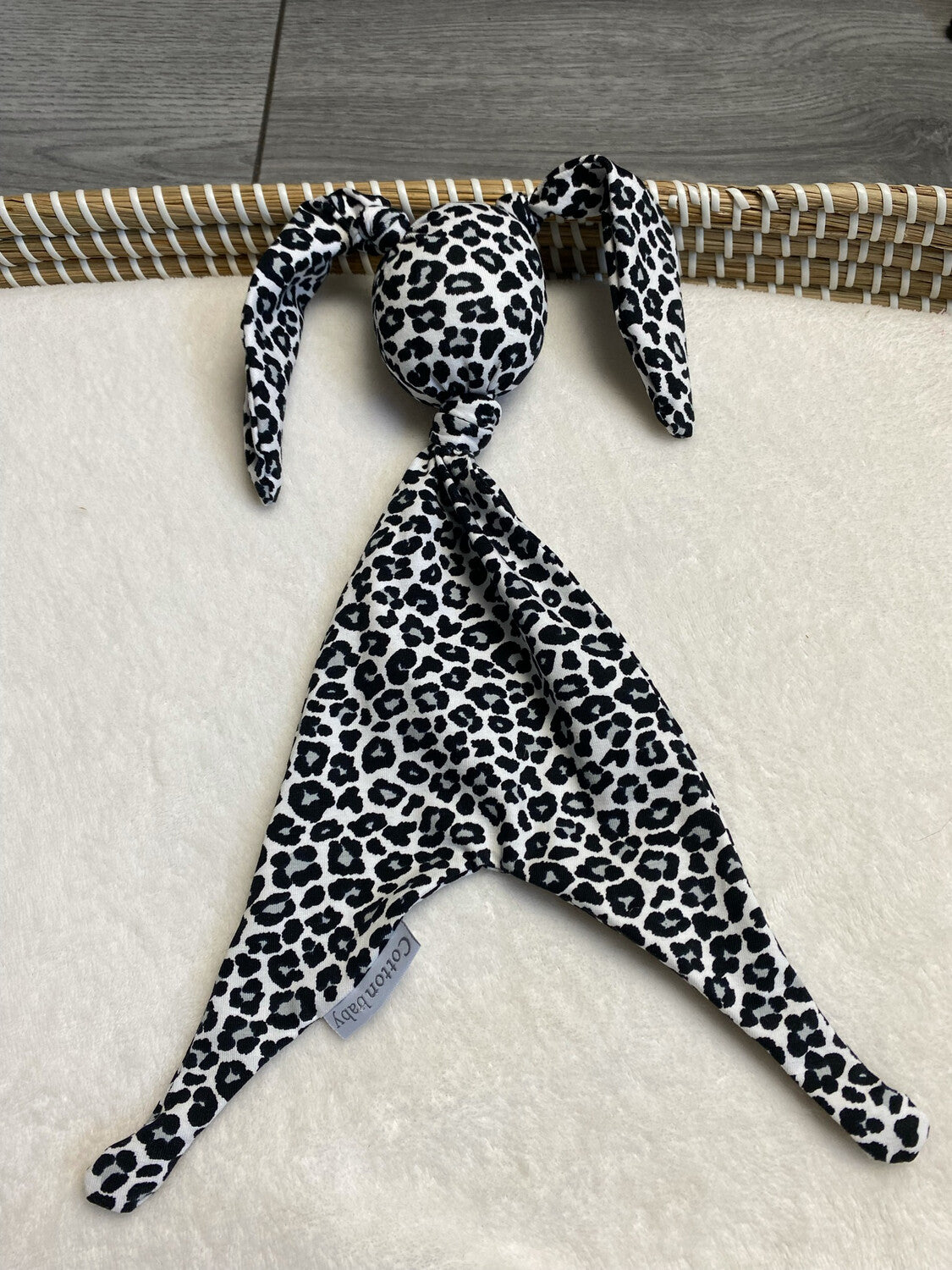 Knuffel | Tijgerprint Zwart-wit