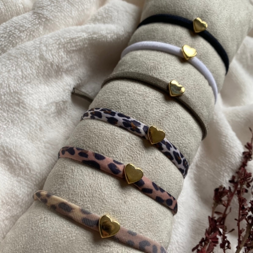 Armbandje met hartje goud