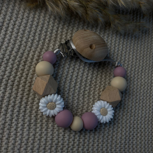 Speenkoord zonder naam | bloem & heather